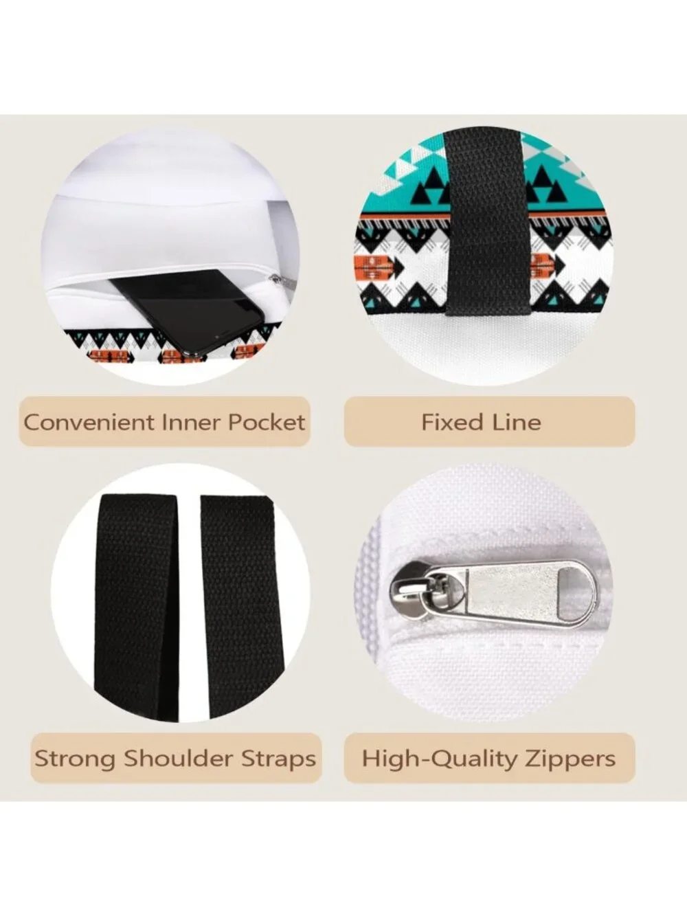 Stylish Canvas Tote Bag for Women - Casual Grocery Shopping & Everyday Use